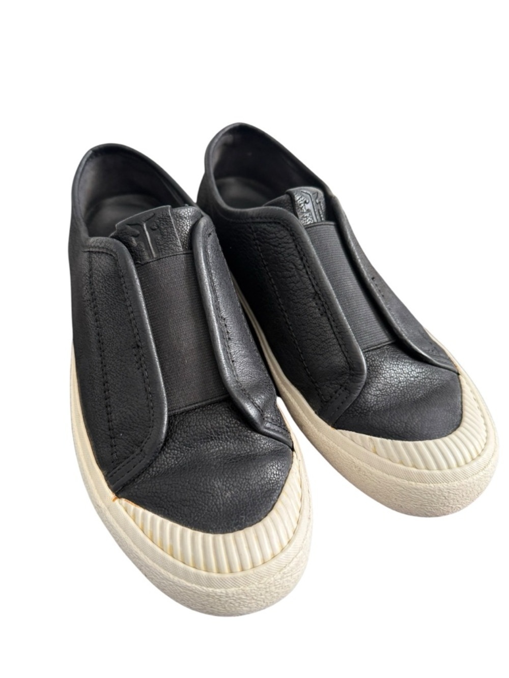 Frye Claudia Slip On Low Top Slip On Fashion Sneakers Black Size 6.5M - Picture 4 of 16